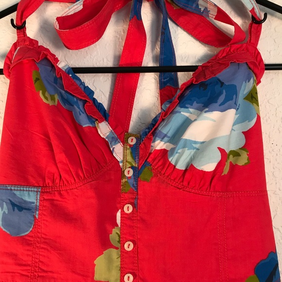 Abercrombie & Fitch flower halter size small dress - Picture 5 of 8